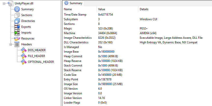 UnityPlayer.dll_PEExplorer